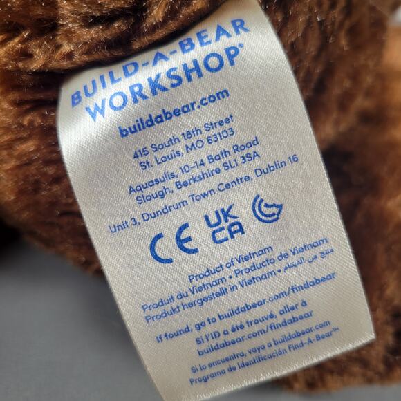 Build A Bear  Sammy the Squirrel Plush Toy Brown 16" Stuffed Animal 2022 - Picture 11 of 13